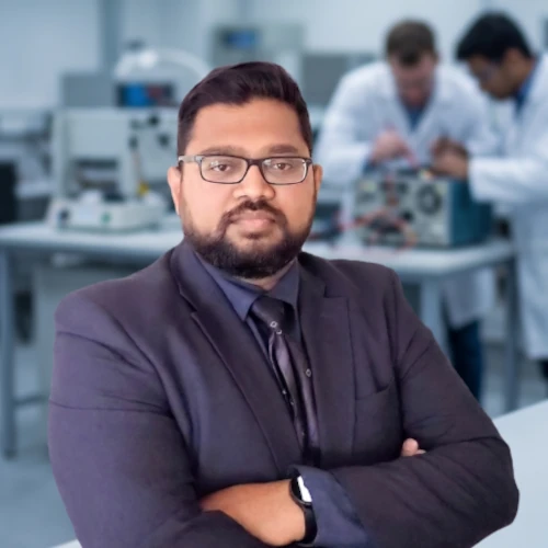 Jitto Titus, PhD, Optical Scientist & Chief Scientific Officer.