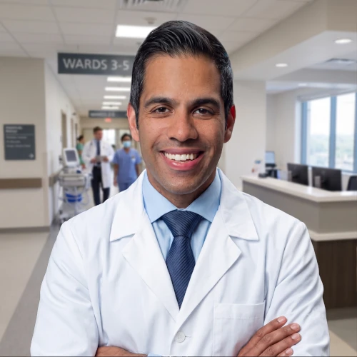 Sanjeev Bhavnani, MD, FACC, Consultant Chief Medical Officer.